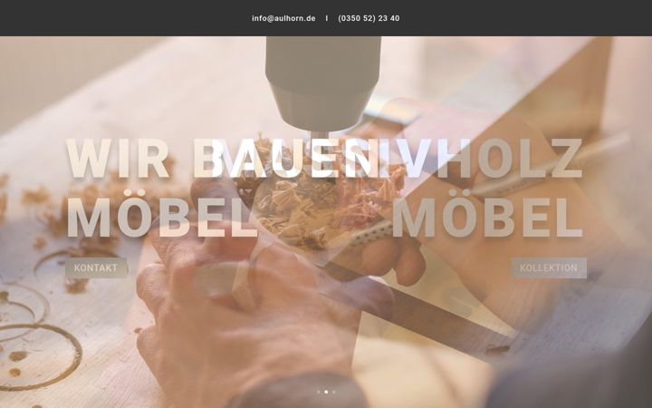 Screenshot of aulhorn.de