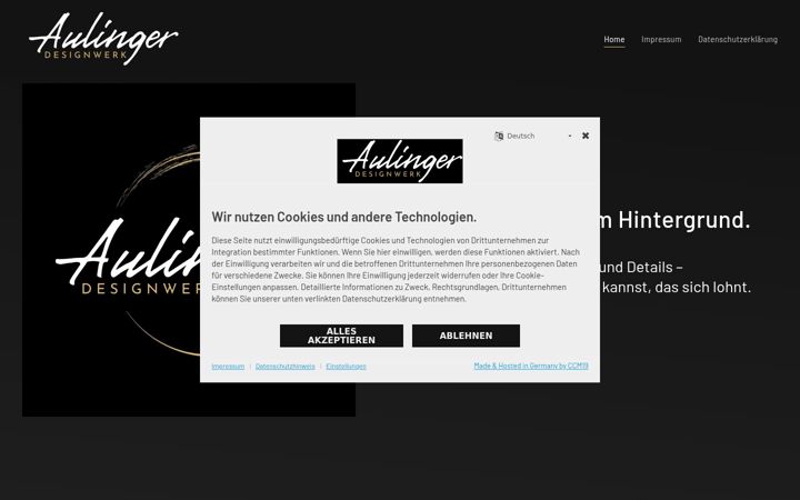 Skærmbillede af aulinger-designwerk.de
