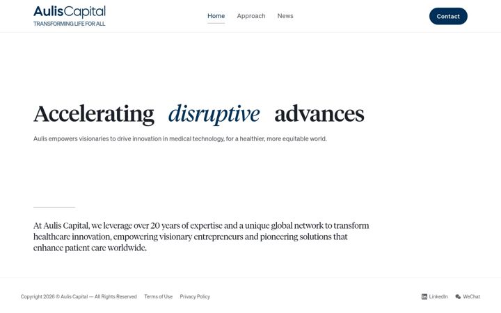 Screenshot of auliscapital.com