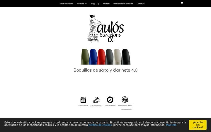 Screenshot of aulosbcn.com