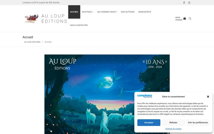Ekrano kopija auloup-editions.fr