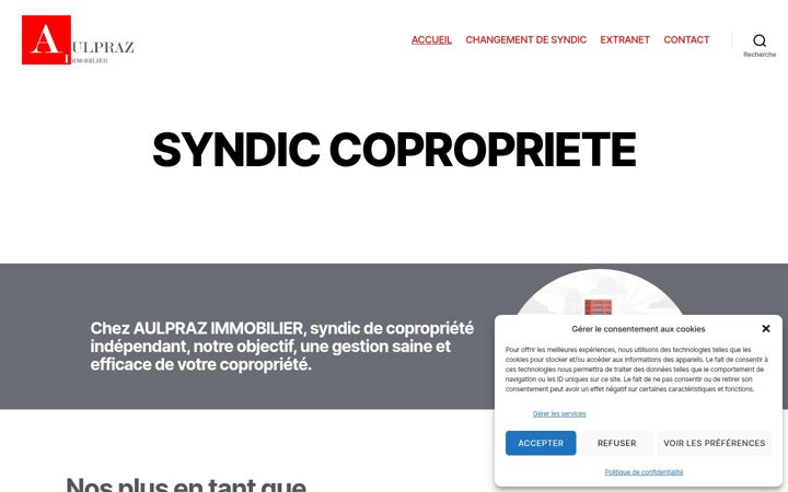 Screenshot of aulpraz.fr