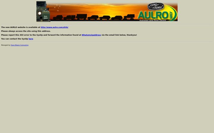 Screenshot of aulro.com