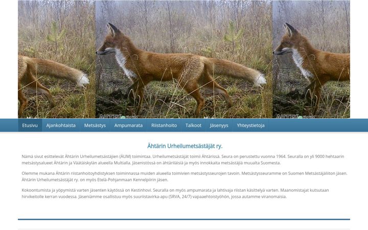 Screenshot of aum.fi