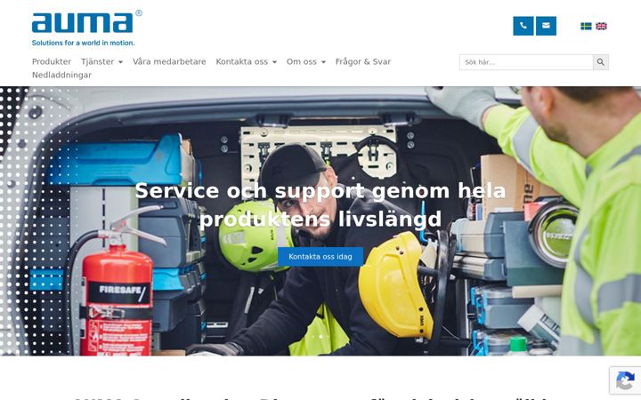 Screenshot of auma.se