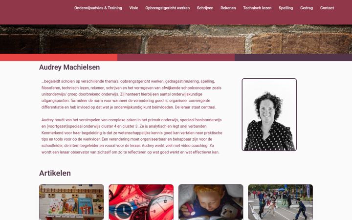 Captura de pantalla de aumac.nl