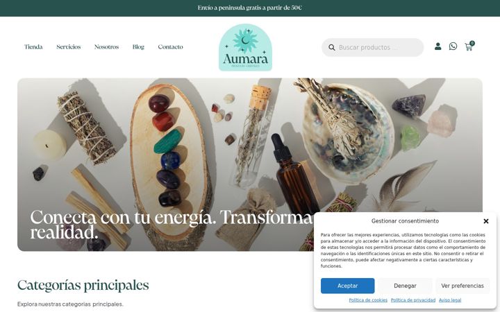Screenshot of aumara.es