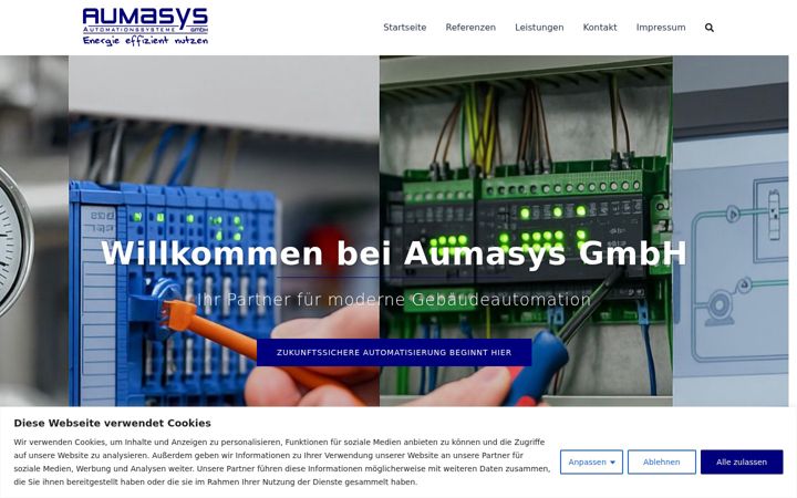 Screenshot stránky aumasys.de