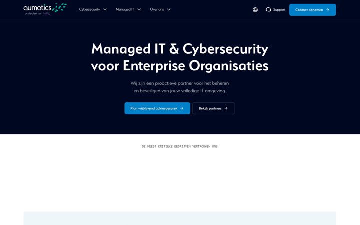 Screenshot of aumatics.nl