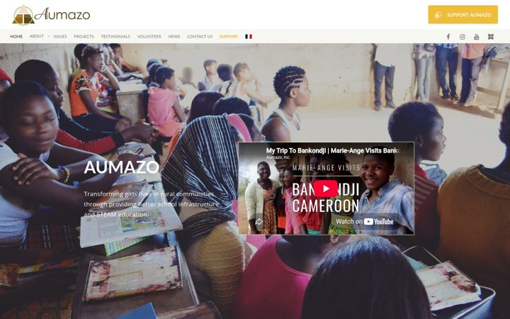 Screenshot of aumazo.org