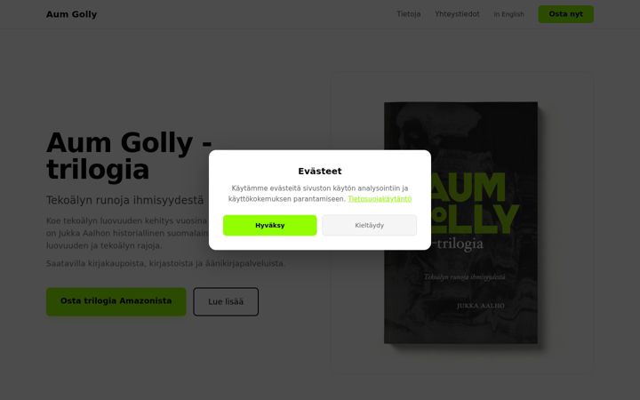 Screenshot of aumgolly.fi