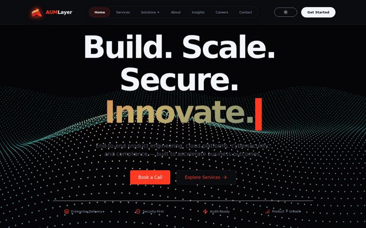 Screenshot of aumlayer.com