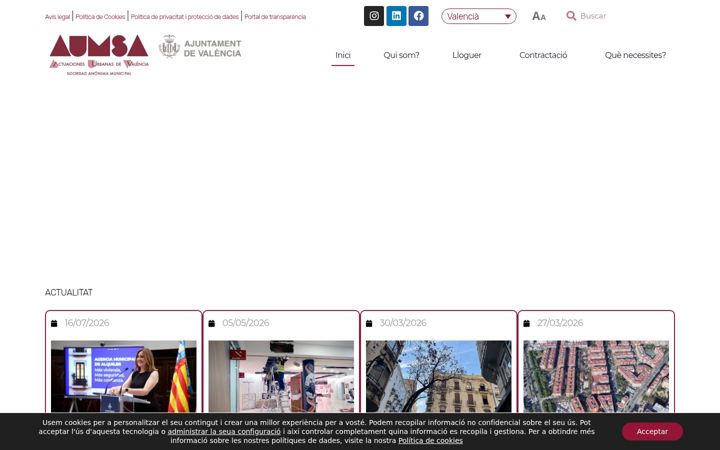 Screenshot of aumsa.es
