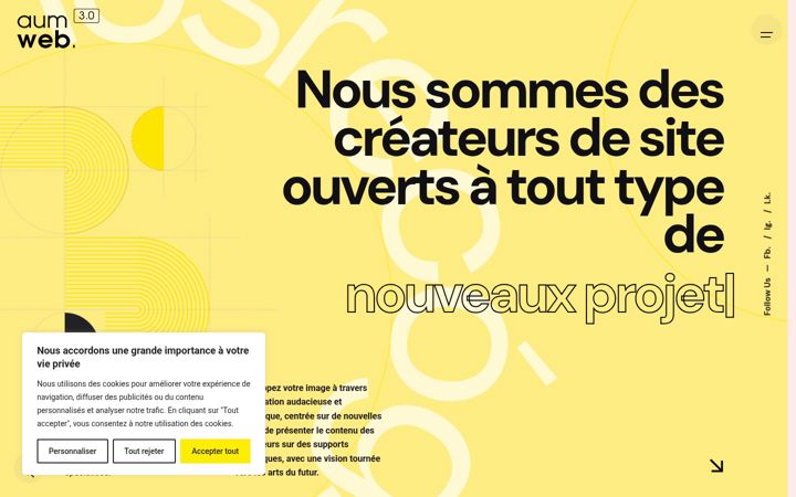 Screenshot του aumweb.fr