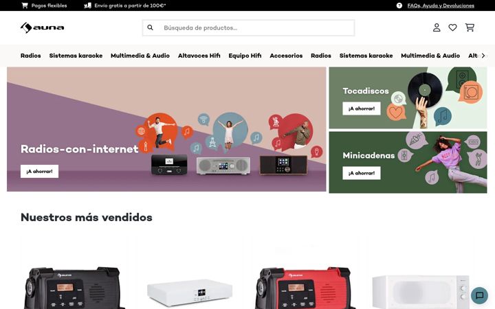 Screenshot του auna-multimedia.es