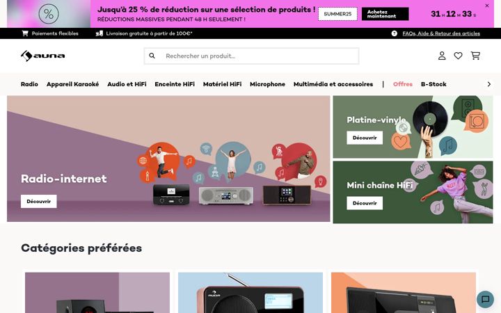Screenshot του auna.fr