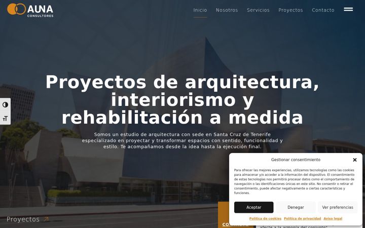 Screenshot of aunaconsultores.es