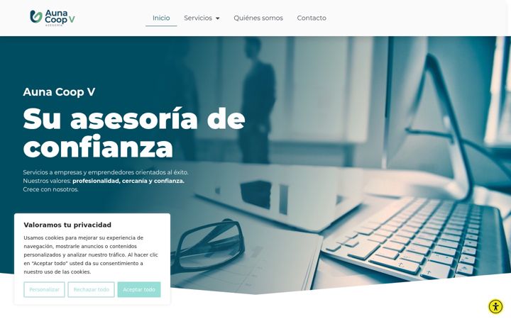 Screenshot of aunacoop.com