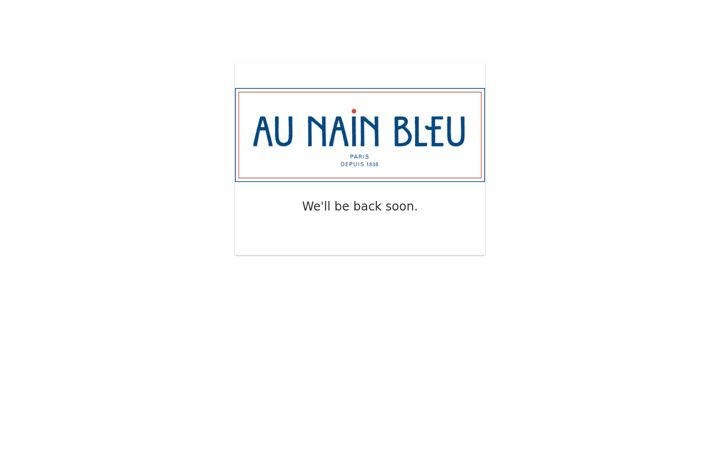 Screenshot of aunainbleu.com