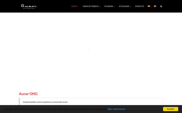 Screenshot of aunarong.eus