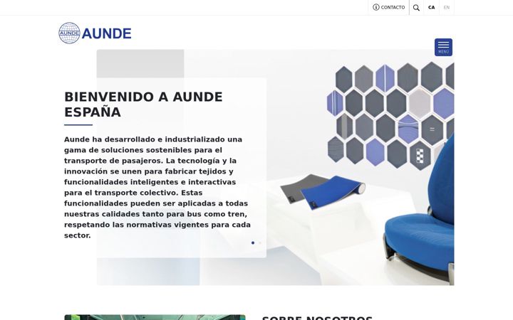 Screenshot of aunde.es