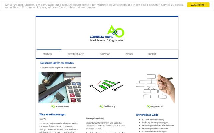 Screenshot of aundoadmin.ch