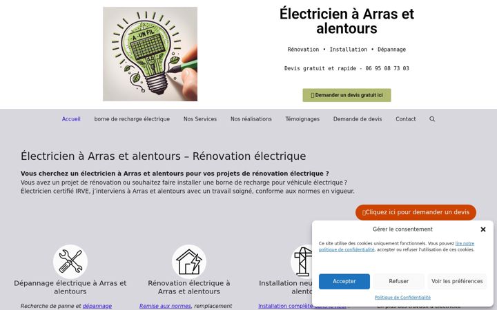 Screenshot of aunfilarras.fr