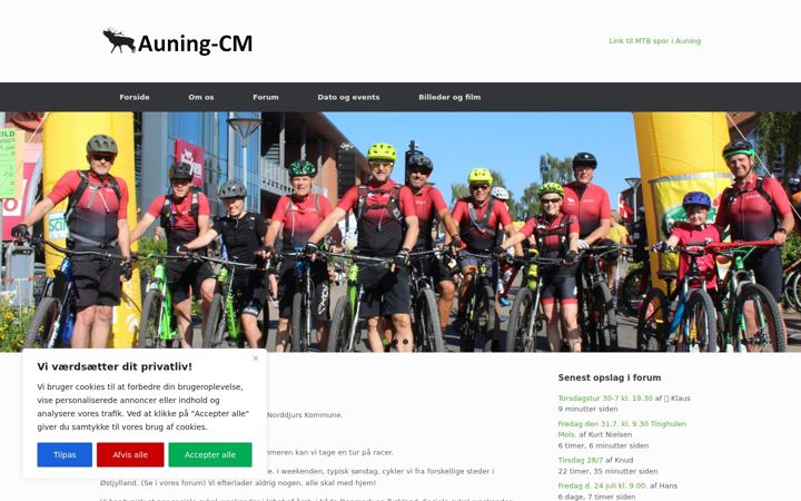 Screenshot of auning-cm.dk