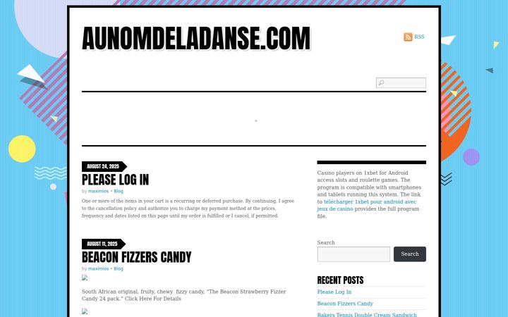 Screenshot ta' aunomdeladanse.com