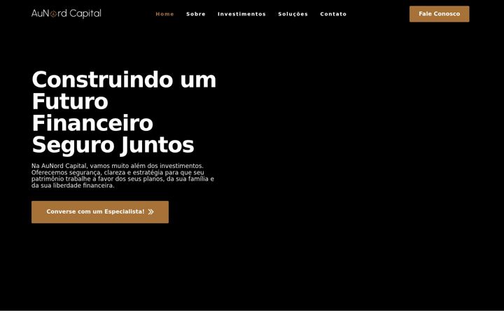 Screenshot of aunordcapital.com.br