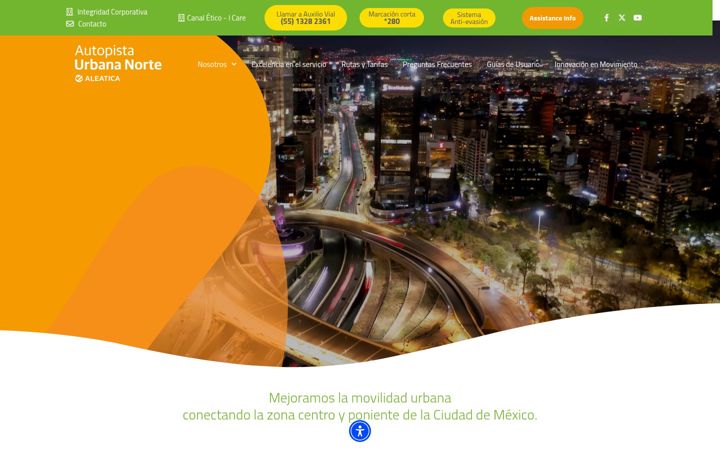 Screenshot of aunorte.com.mx