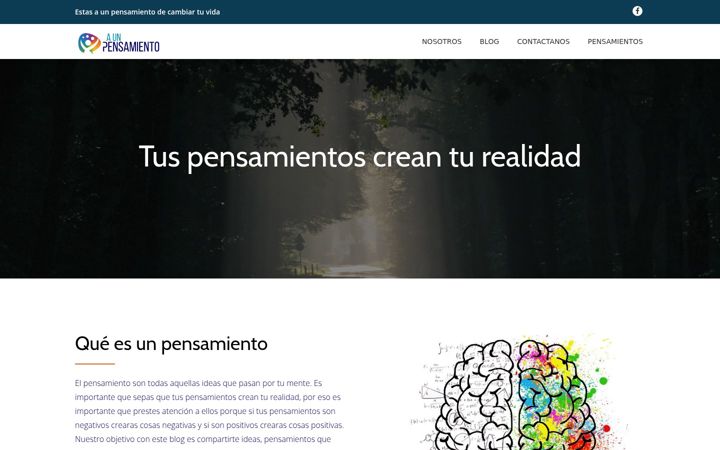 Screenshot of aunpensamiento.com