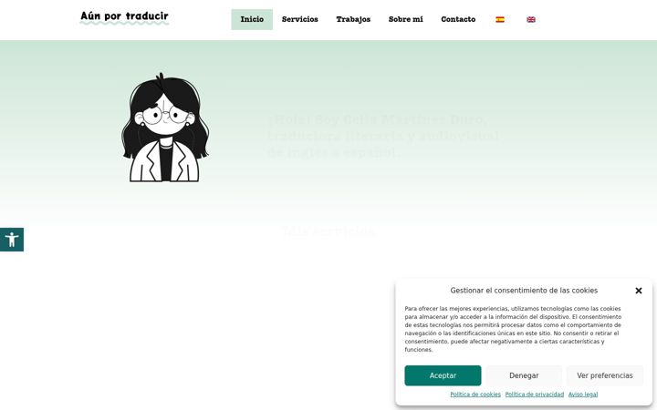 Screenshot of aunportraducir.es