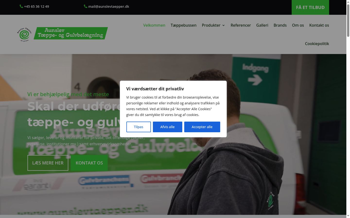 Snímek obrazovky baneru souhlasu zobrazeného před jakoukoli interakcí
