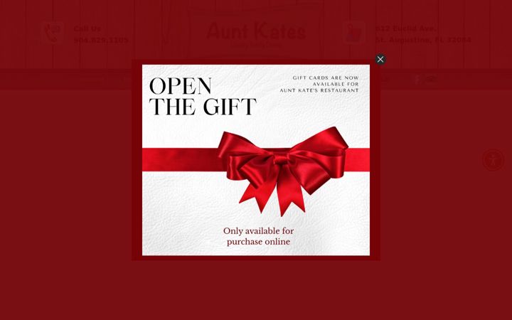 Screenshot ta' aunt-kates.com