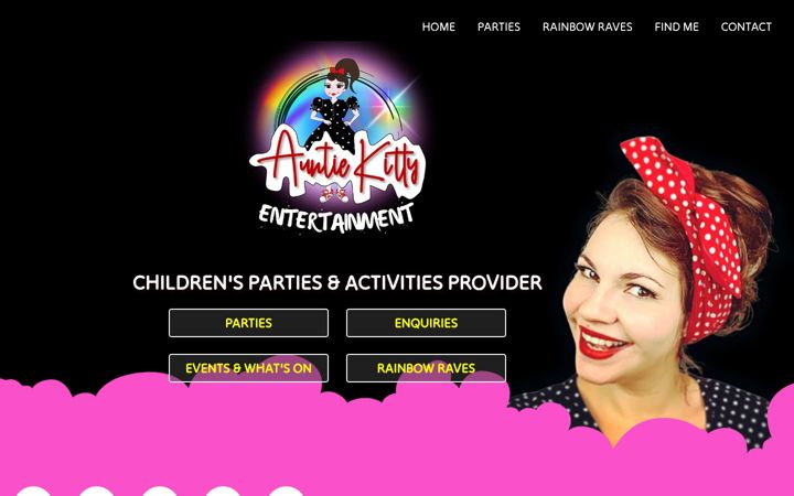 Screenshot ta' auntiekitty.com