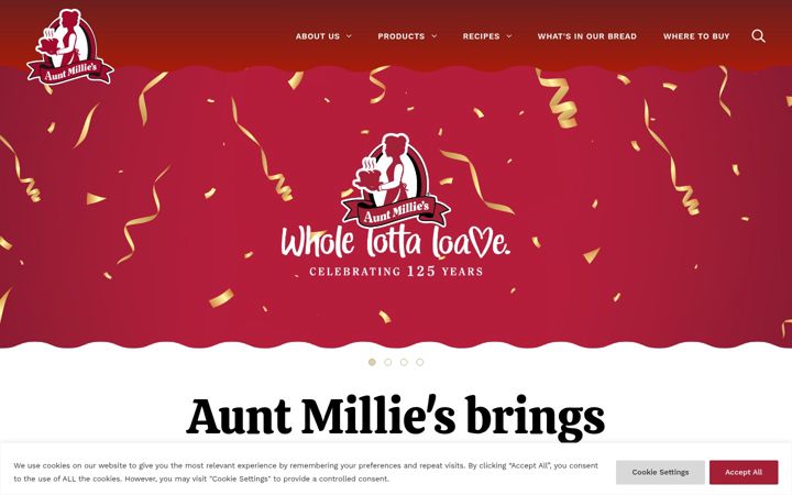 Screenshot ta' auntmillies.com