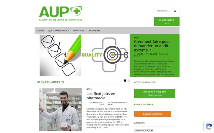 Screenshot ta' aup-net.be