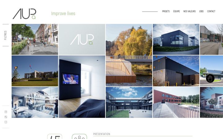 Screenshot of aupa.be