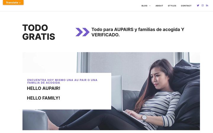 Screenshot of aupairworlds.com