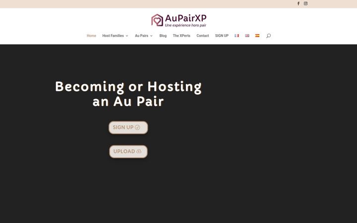 Zrzut ekranu aupairxp.com