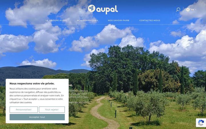 Zrzut ekranu aupal.fr