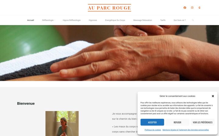 Screenshot van auparcrouge.fr