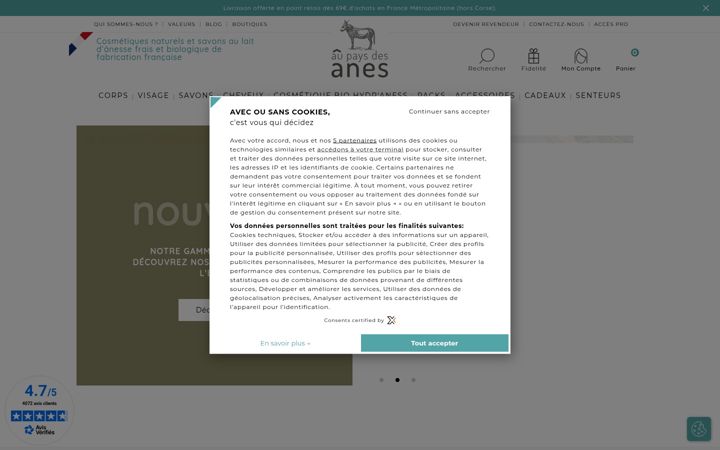 Screenshot of aupaysdesanes.com