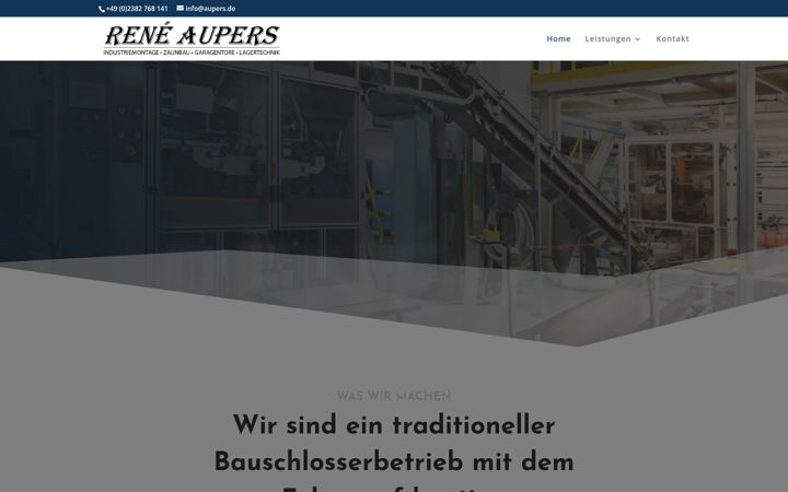 Screenshot von aupers.de