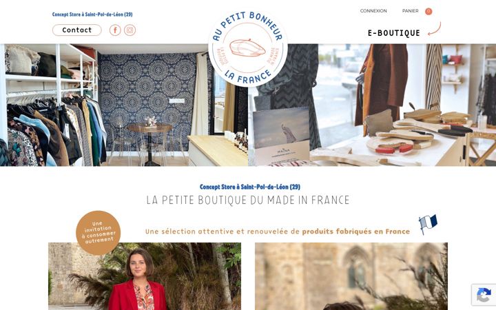 Screenshot of aupetitbonheur-lafrance.fr