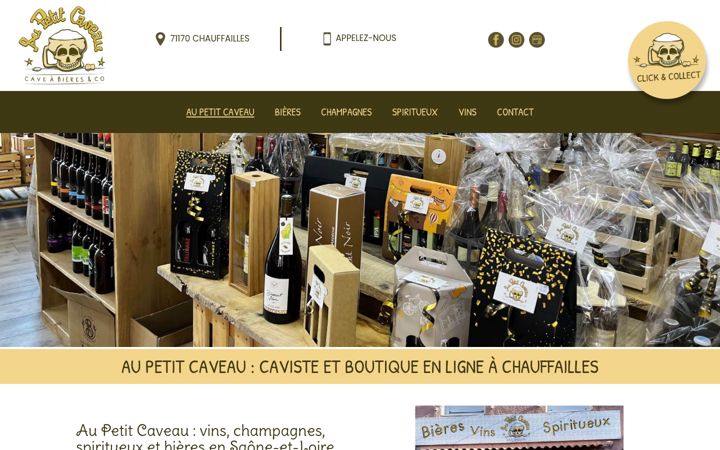 Screenshot of aupetitcaveau.fr