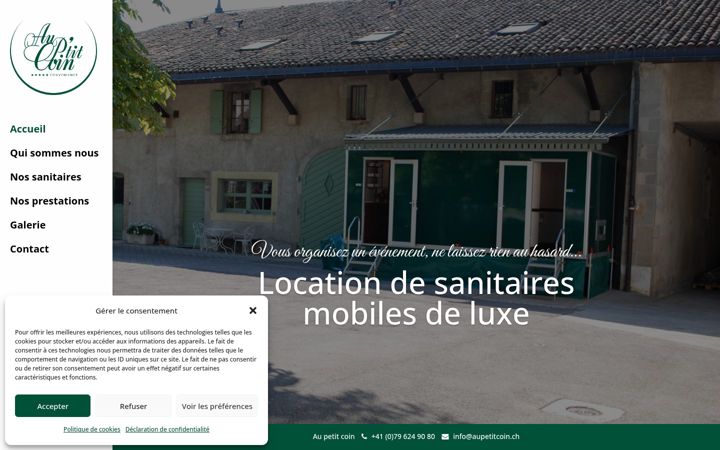 Screenshot of aupetitcoin.ch
