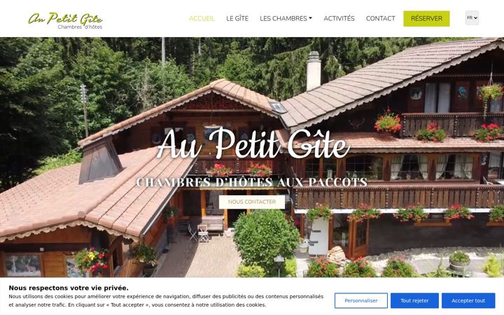 Screenshot of aupetitgite.com