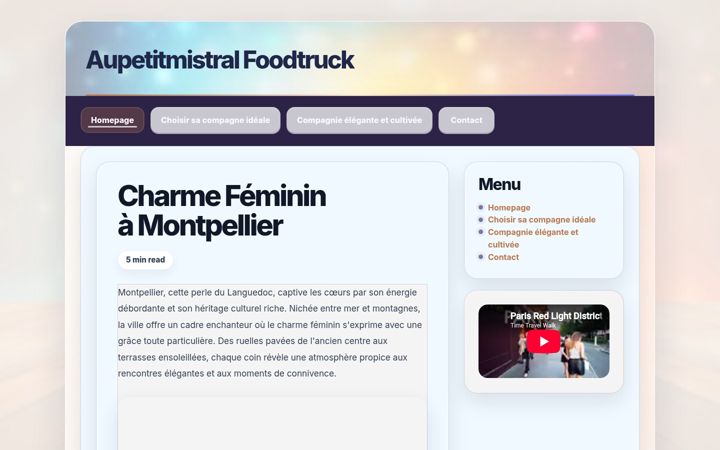 Screenshot of aupetitmistral-foodtruck.fr